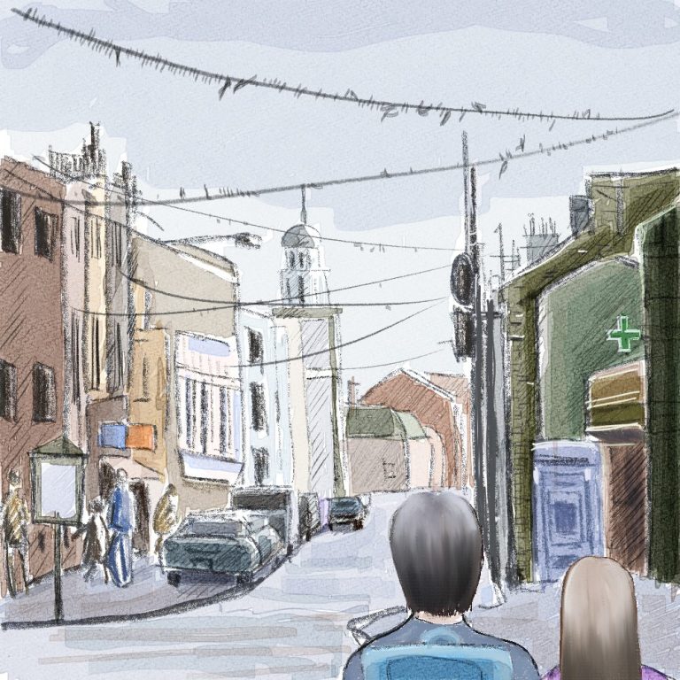Illustration of Great Yarmouth High Street